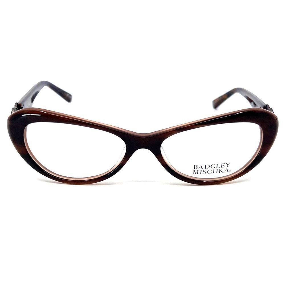 BADGLEY MISCHKA Eyeglasses Juliet BRN Authentic NEW!!
